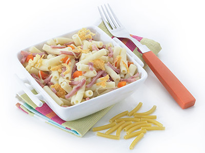 Retombez en enfance avec ce gratin très gourmand...sans complexe ! 