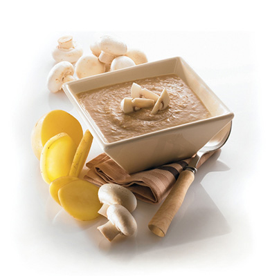 Velouté à souhait, cette soupe aux champignons réconforte comme une balade en forêt.